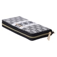 thumbnail image 5 of Michael Kors Women's Jet Set Travel Large Continental Jacquard Wallet MK Black Multi, 5 of 7