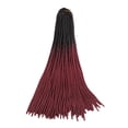 thumbnail image 1 of DPTALR Perruque Africaine Femme Cheveux Bouclés Tresse Sale Perruque Crochet Cheveux, 1 of 2
