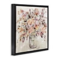 thumbnail image 2 of Stupell Industries Cottage Fluid Petals Watercolor Bouquet Black Floating Frame Canvas Art, 25 x 25, by Carol Robinson, 2 of 8