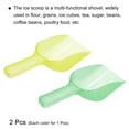thumbnail image 3 of Pala de Plástico para Hielo Uxcell 12oz Cuchara de Hielo Amarillo, Verde, 1 Juego, 3 of 6