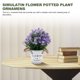 thumbnail image 3 of Nestingho 1Ud Imitation Potted Plant Lifelike En Violeta Para Ambientar Espacios Interiores, 3 of 6