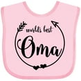thumbnail image 3 of Inktastic World's Best Oma Girls Baby Bib, 3 of 4