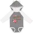 thumbnail image 3 of Inktastic Thankful and Blessed Inspirational Saying with Pink Flowers Boys or Girls Long Sleeve Baby Bodysuit, 3 of 5