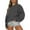 WYA-Dark Gray, variant on Sweatshirt Women Casual Pink Crew Neck Shirts Trendy Long Sleeve Loose Fit Tops Pullover Solid Oversized Sweatshirts