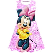 Minnie Mouse bébé filles robe 1-10 ans Cosplay princesse Costume pour filles enfants anniversaire fête de noël Disney robes vêtements