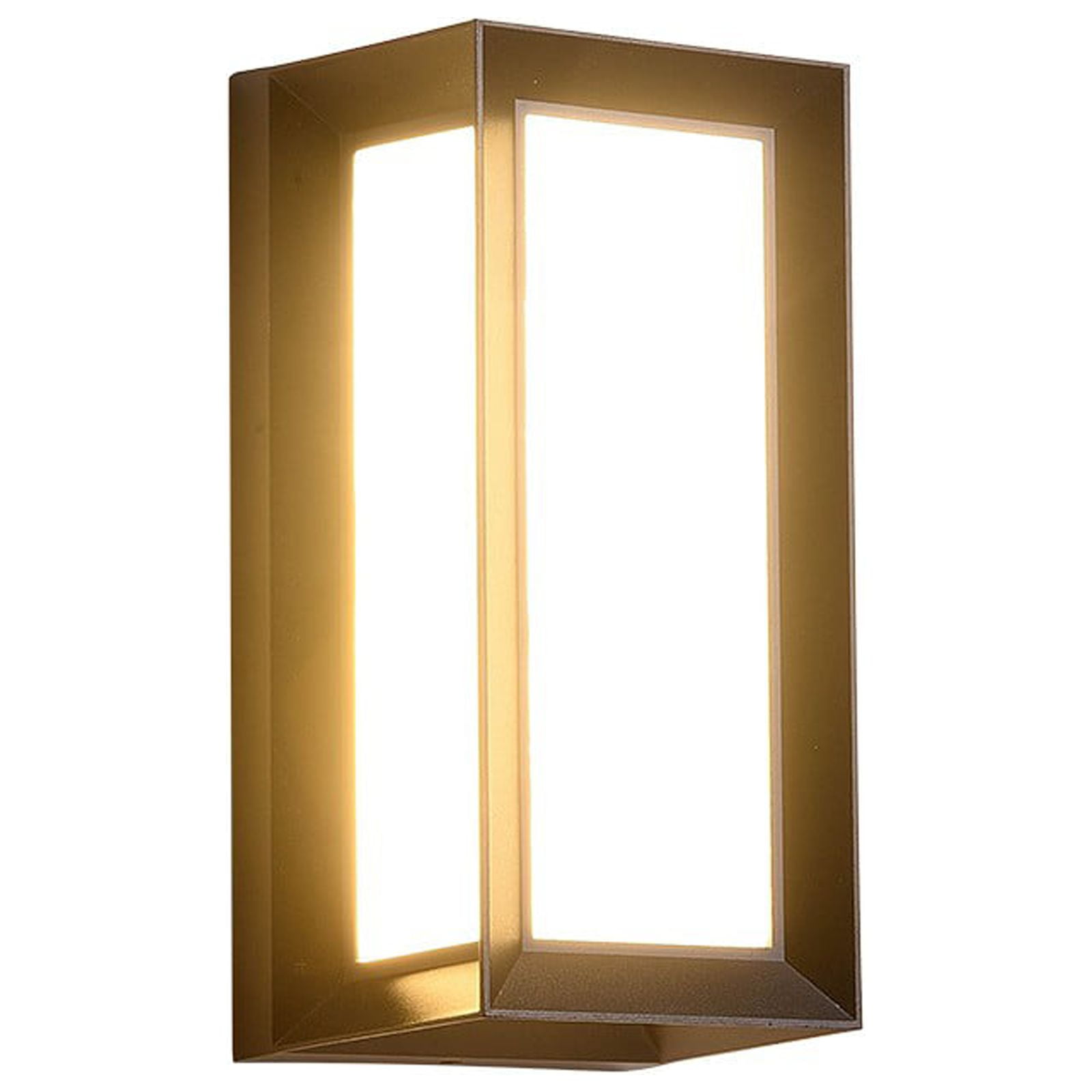 Gosuguu Outdoor Wall Sconce Light, IP65 Waterproof LED Wall Light Fixture, Black Exterior Porch Lighting, Aluminum Wall Mounted Sconces for Patio
