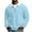 Light Blue-long sleeve shirts for men, variant on FNFYFH Men's Waffle Knit Shirt Long Sleeve Casual Quarter Zip Golf Shirts Color Block Collared Pullover Tops