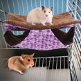 thumbnail image 2 of Pet Hammock, Warm Comfortable Durable Pet Hanging House, Double Layer Interlayer Small Pets For Squirrel S, 2 of 8