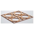 thumbnail image 4 of Ekena Millwork 11 3/8"W x 11 3/8"H x 1/4"T Small Fleetwood Decorative Fretwork Wood Wall Panels, Alder, 4 of 18