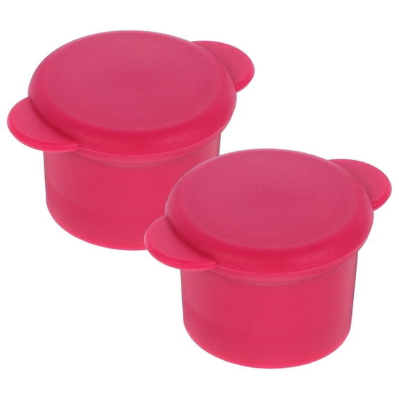 FOMIYES Silicone Bottle Cap Round 2Pcs Sealing Cover For Glass Bottles