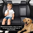 thumbnail image 2 of AFUNTIO Car Seat Covers，Front and Rear, Fits SUBARU IMPREZA 2024, Black and Gray Car Seat Covers, 2 of 9