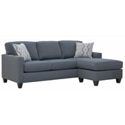 American Furniture Classics Eureka Model 8-010C-A328V2 Sofa Chaise with Drop Down Table and USB