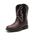 thumbnail image 1 of Botas de Vaquero para Niños DREAM PAIRS Talla 9 Marrón Oscuro, 1 of 7