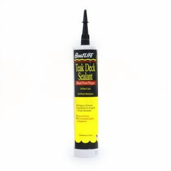 Life Industries - BoatLife Boat Deck Sealant 1252 BoatLIFE; For Teak Deck Seams; Less Than 24 Hour Dry Time; 10.5 Ounce Cartridge; Single; Resistant To Teak Cleaners/Teak Oils/Gasoline And Diesel Fuel