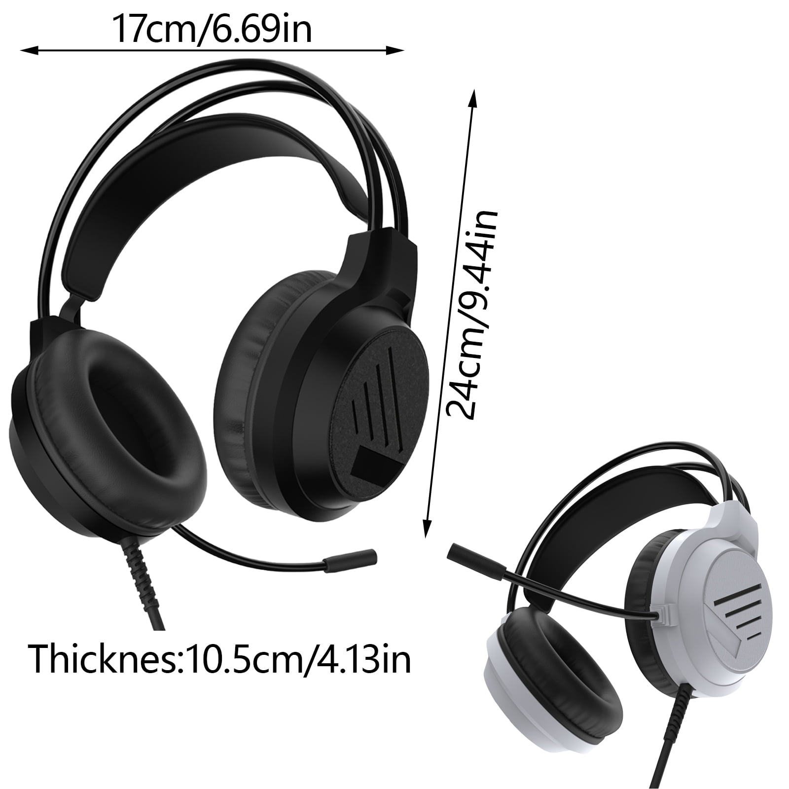 Extending Play time Over Ear Headphones Versatile Headphones ABS Excellent Headphones for Music Enthusiasts On The Go