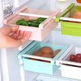 thumbnail image 3 of maskred 1/2/3 2PCS Kitchen Fridge Freezer Space Saver Organizer Storage Rack Shelf Holder Box blue 1 Pc, 3 of 6
