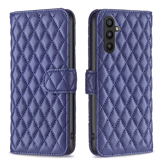 Phone Case for Samsung Galaxy A34 5G Wallet PU Leather Case with Card Slots Kickstand Shockproof Magnetic Flip Cell Phone Cover, Blue