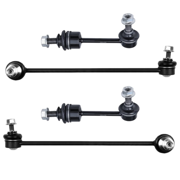 Detroitaxle - Front Rear Sway Bar Links Replacement for BMW 525i 528i 530i 545i 550i - 4pc Set