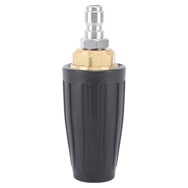 Boquilla turbo giratoria para hidrolavadora de 3000 PSI, conexión rápida, rotación de 360 grados, punta turbo de 1/4 pulg., 035