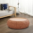 thumbnail image 4 of Cojín redondo de paja para asiento, puf, Tatami, almohada de suelo para jardín, hogar, balcón, oficina Color de la madera Sharpla Tatami Cojines de suelo, 4 of 8