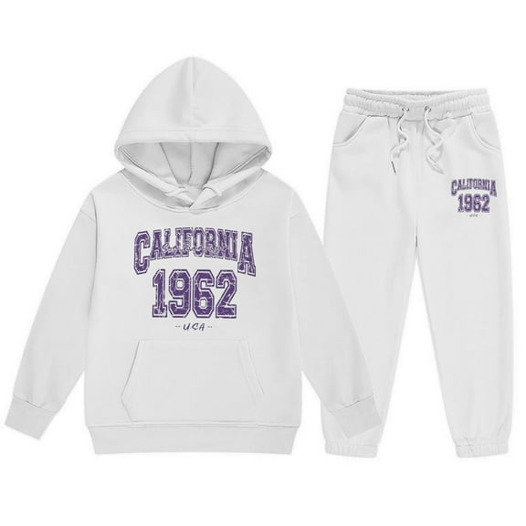 Huowey Child Toddler Boys Girls 2 Pieces Sweatsuits Ocean Graphic Pullover Hoodie Tops And Sweatpants Fashion Tracksuit Set