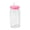 Rose, variant on Colorful Reusble Plastic Mason Jar Cups with Lids and Straws Shatter Resistant Clear Drinking Tumblers for Office Outdoor Picnic Party Iced Coffee Juice Smoothie Beverages