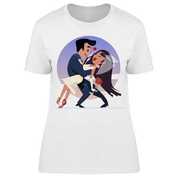 Dancing Wedding Couple Tee Women's -Image by Shutterstock
