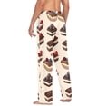 thumbnail image 3 of FORMRS Mens Pajama Pants with Pockets Sleepwear Lounge Bottoms Sizes S-2XL, Blue Cakes, 3 of 7