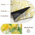 thumbnail image 6 of Watercolor Lemons Weeping Round Area Rug 3.3Ft Washable Circle Rugs for Dining Room Table, Summer Yellow Floral Non-Slip Carpet Floor Mats Indoor Outdoor Carpet Runner Aesthetic Home Decor, 6 of 8