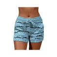 thumbnail image 3 of Women's Drawstring Athletic Shorts with Pockets, Casual Stretch Summer Shorts for Fitness and Daily Wear, 3 of 6