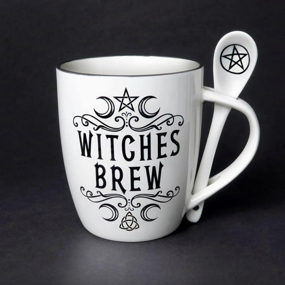 Crescent Witches Brew Cup And Spoon