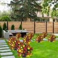 thumbnail image 5 of Ouuluon Artificial Plants Outdoor Weatherproof Simulation Morning Glory Flowers, 20in Artificial Ground Planting Flower for Outdoor Garden Yard, 5 of 6