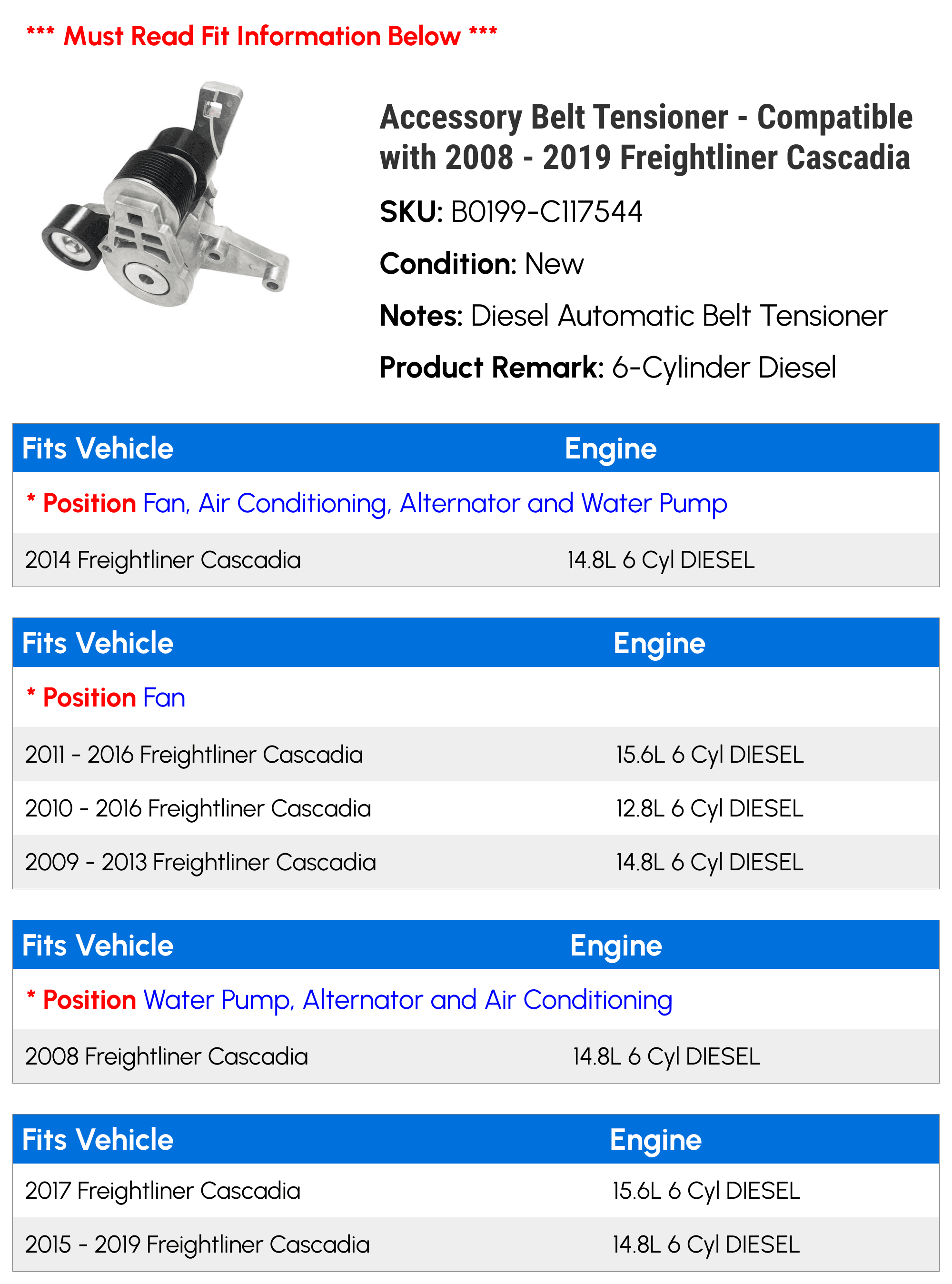 Freightliner Cascadia Belt Diagram