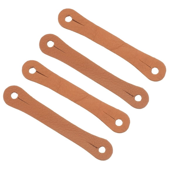 UPOUART Gig Grips for Drum Sticks Pu Leather 4Pcs Drumstick Control Straps Random Color