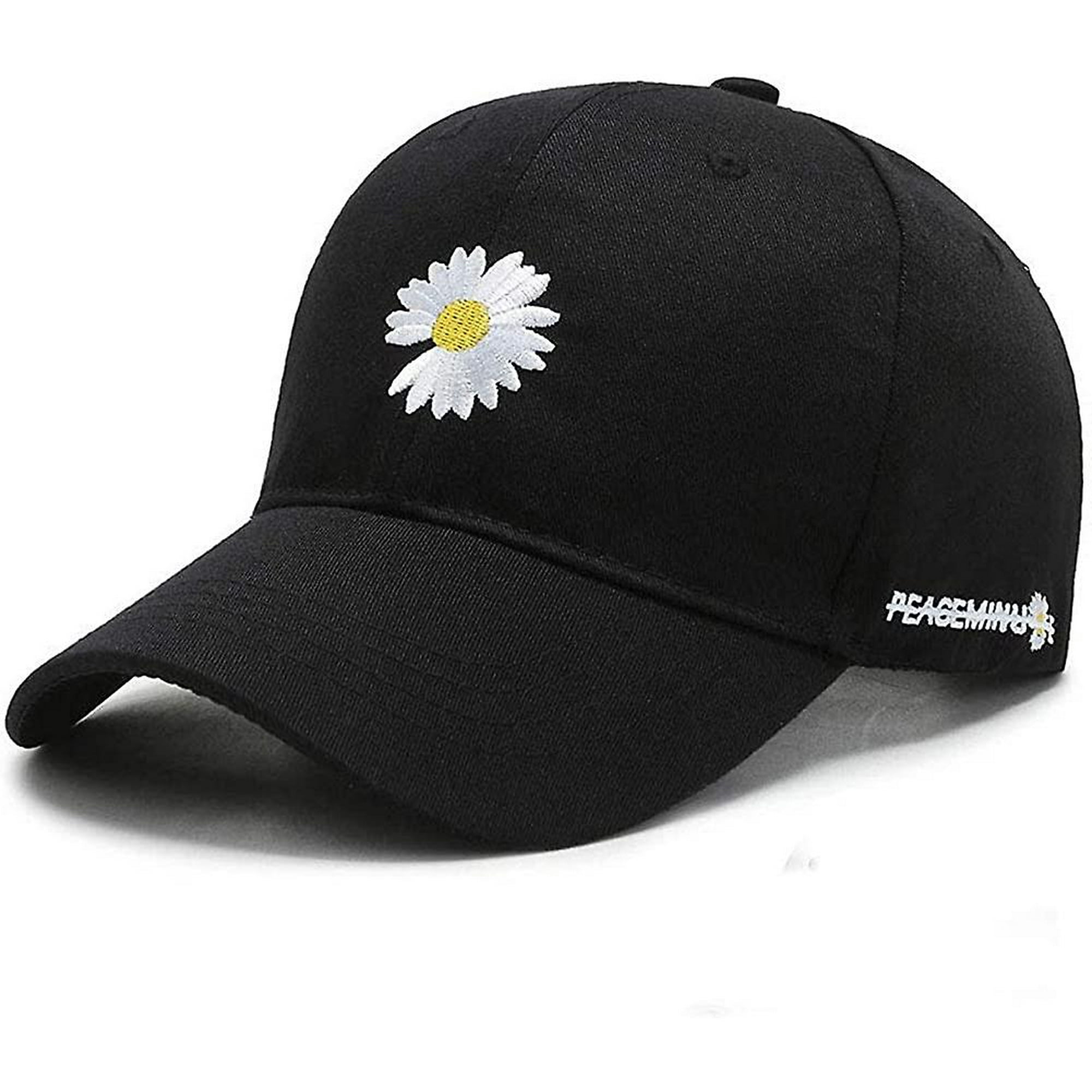 帽子 G-DRAGON PEACEMINUSONE CAP K-pop Hot Ins G-dragon Gd Daisy Flower Peaceminusone