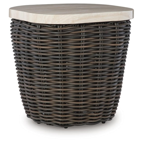 Signature Design by Ashley Kimora Square End Table, Brown