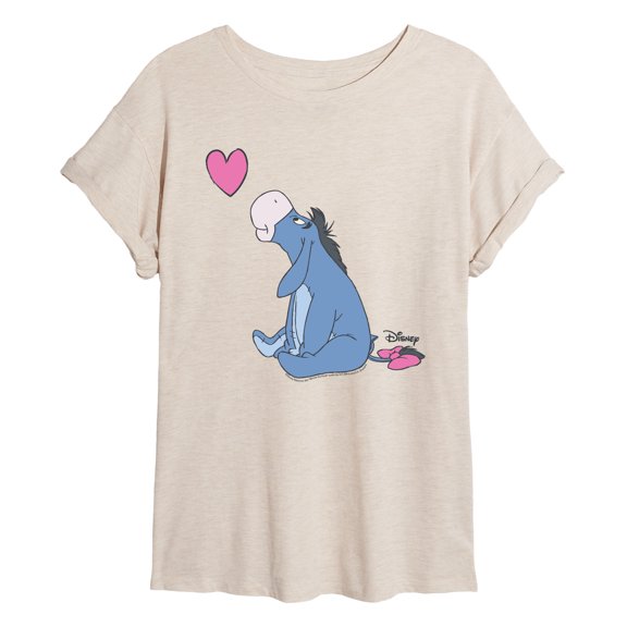 Winnie the Pooh - Eeyore Heart Women's Relaxed Fit T-Shirt