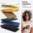 thumbnail image 4 of Compatible with iPhone 14 Case 6.1, Slim Liquid Silicone 3 Layers Full Phone Covered Soft Gel Rubber Case Protective Phone Cover 6.1 Inch-Light Brown, 4 of 12