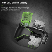 Huepar 3D 12 Lines Self-Leveling Laser Level 3 x 360 Green Beam Cross Line Lasers Level Tools with LCD Screen and Bluetooth