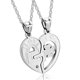 thumbnail image 1 of Su y la de ella acero inoxidable te amo la cerradura del corazÃ³n y la pareja de claves colgante collar Maya's Grace JoyerÃ­a, 1 of 5