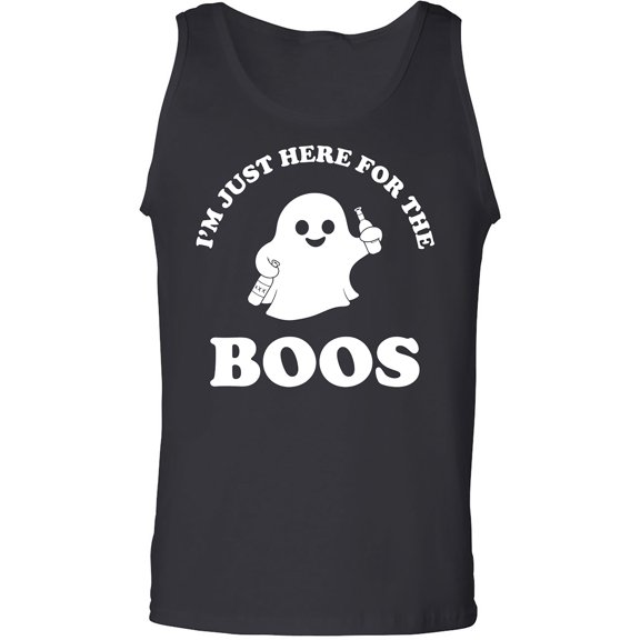 Just Here For The Boos Adult Tank Top