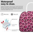 thumbnail image 3 of Insulated Lunch Bag for Women, Floral Print Oxford Fabric Lunch Box, Leakproof Thermal Cooler Tote for Work, School & Picnic, Leopard Animal Print, 3 of 5