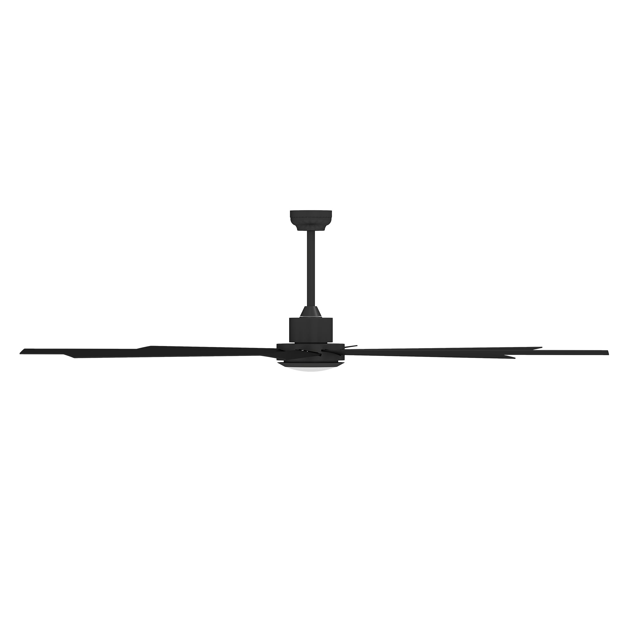 Craftian 84" Large Ceiling Fan with Lights and Remote 8 Blades 6-Speed Dimmable Indoor Outdoor Ceiling Fan for Patio Living Room Garage, Black