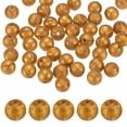 thumbnail image 1 of Paquete de 50 cuentas de silicona redondas doradas de 12 mm para manualidades DIY/pulsera/collar, 1 of 7