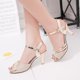 thumbnail image 2 of Sandalias de Mujer 2023, Zapatos de verano, Zapatos de vestir para Mujer, Zapatos de boda ostentosos, Zapatos de tacón alto plateados, Zapatos de Mujer, Zapatos Mujer34 Gao Jinjia LED, 2 of 2