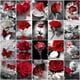 thumbnail image 2 of EverShine DIY Diamond Mosaic Flowers Cross Stitch Diamond Embroidery Rose Rhinestones Art Painting Black And Red Home DecorRound Drill 30x40cm Gao Jinjia LED, 2 of 2