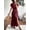 Wine Red, variant on NAYTOAO Women's Pleated Lined Maxi Dress Flutter Sleeve Front Slit Cocktail Wedding Guest Dress