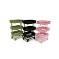 thumbnail image 3 of 3 Tiers Mini Trolley Storage Rack Dollhouse Iron Rolling Bookshelf for Kids Gift, 3 of 20