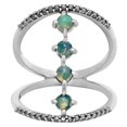 thumbnail image 3 of Natural Ethiopian Opal 925 Sterling Silver Ring s.8 Jewelry DGR1126_H_8 R-1247, 3 of 6