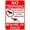 Warning Sign 4, variant on Beware of Dog No Trespassing Metal Sign 12 x 8 Inches - Dog Warning/Fence Guard/Video Surveillance Alert, Indoor Outdoor Home, Yard Property Security